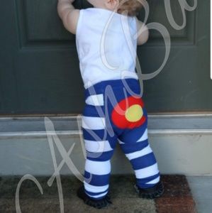 Colorado Flag Doodle‎ Pants